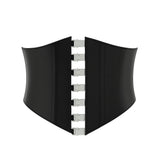 Cinto corset 100% couro - Preto Liso