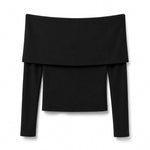 Blusa ombro a ombro - Preto