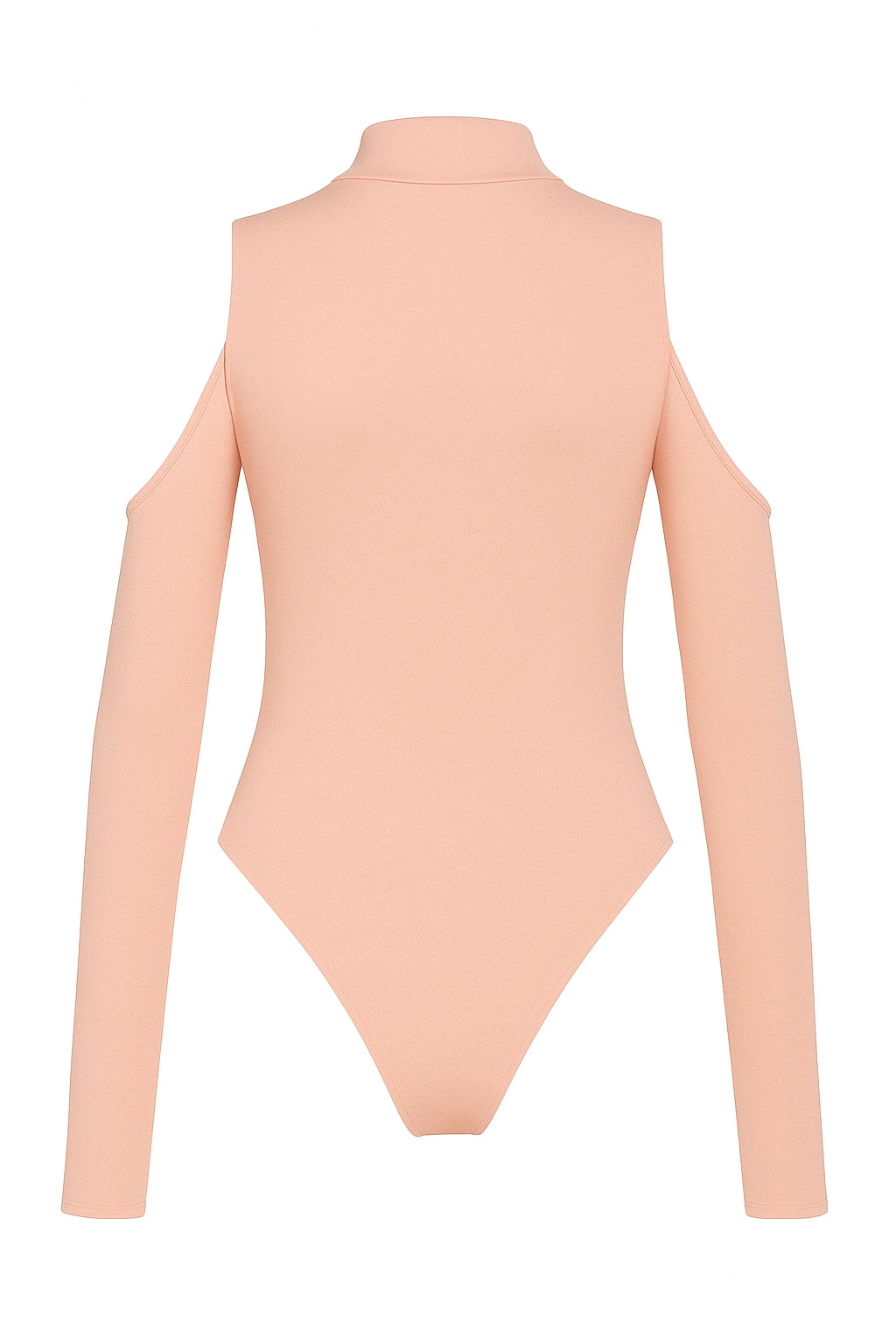 Body com recorte e gola alta - Nude Rosado