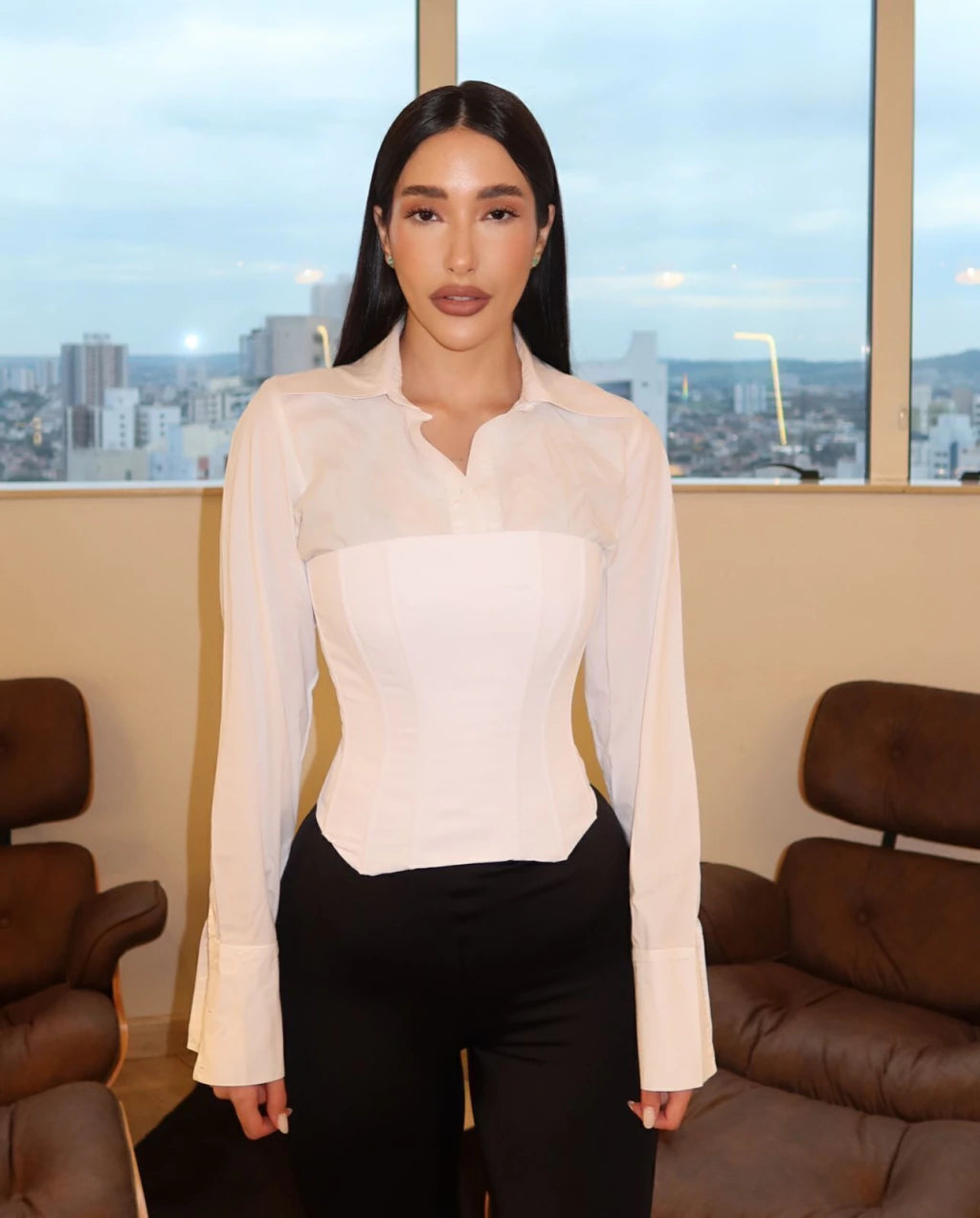 Corset tomara que caia - Branco