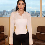 Corset tomara que caia - Branco