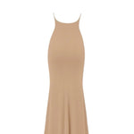 Vestido frente única - Nude Escuro
