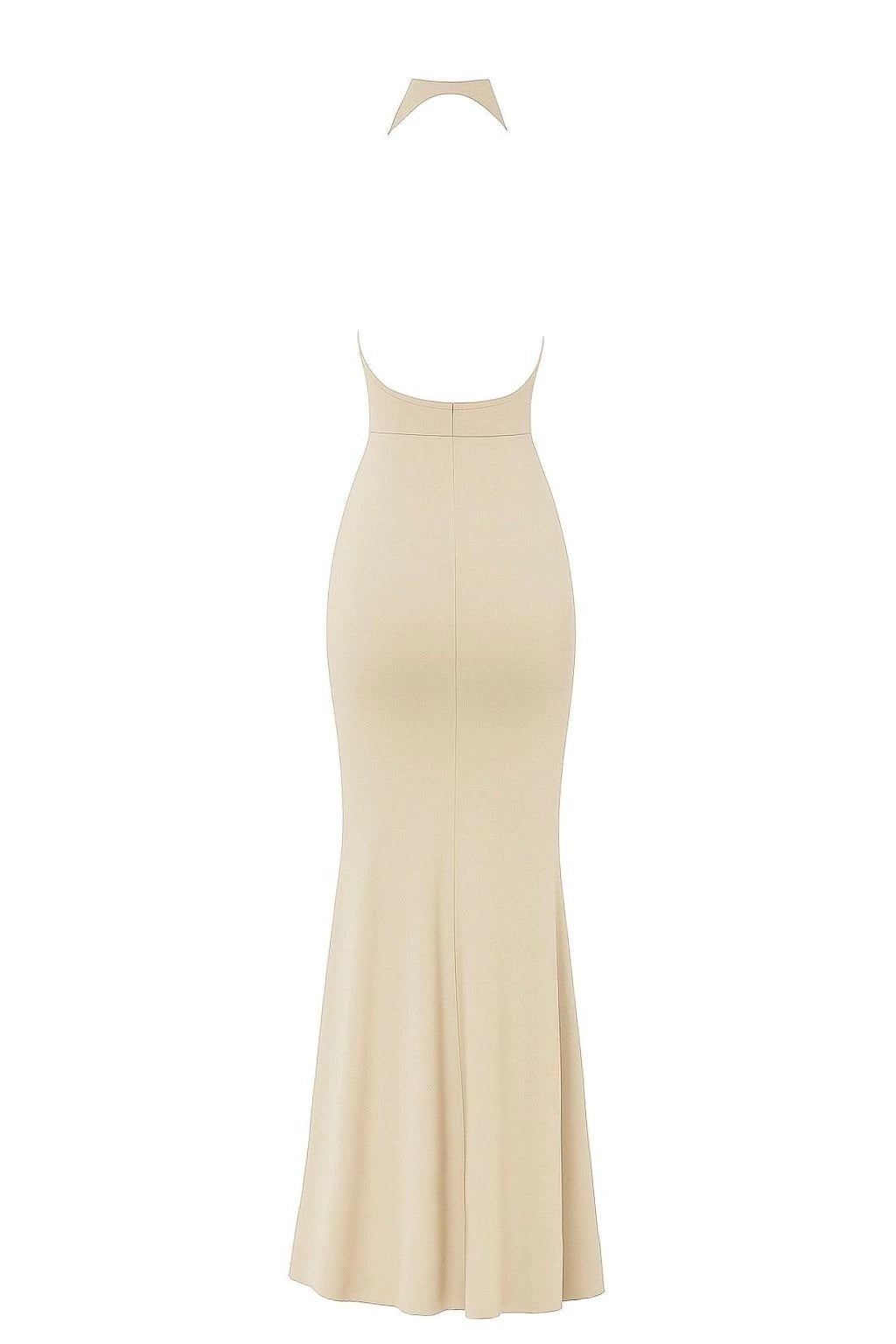 Vestido frente única - Nude Claro