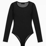 Body de Tule - Preto