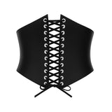 Cinto corset 100% couro - Preto Liso