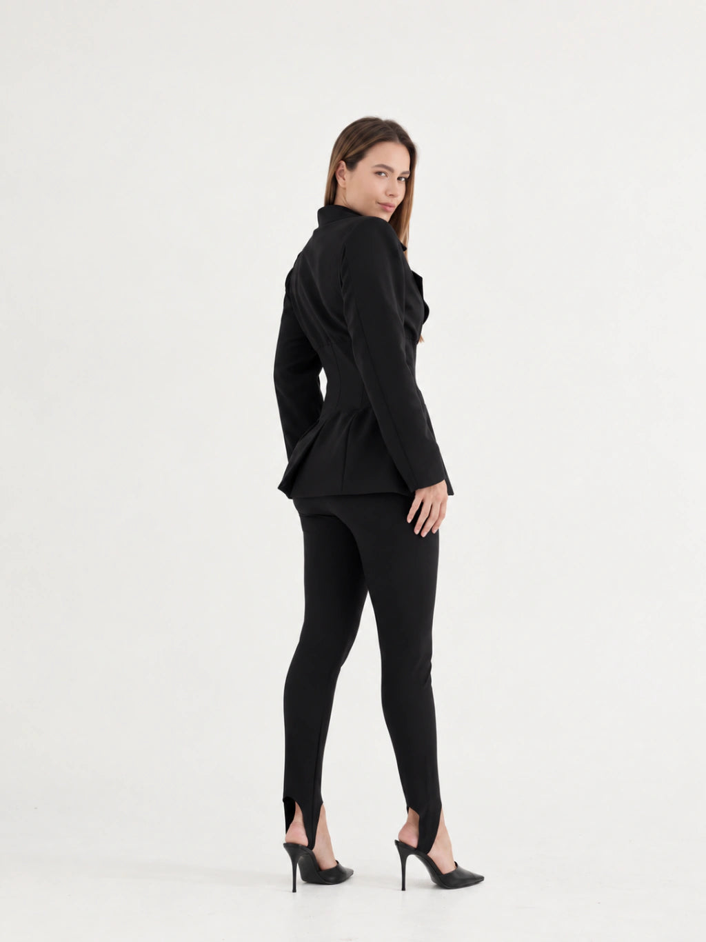 Blazer Acinturado - Preto