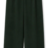 Calça com saia sobreposta - Verde
