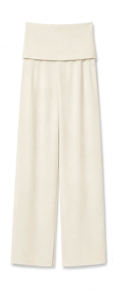 Calça com saia sobreposta - Off White