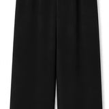 Calça com saia sobreposta - Preto