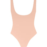 Body duplo decotado - Nude Rosado