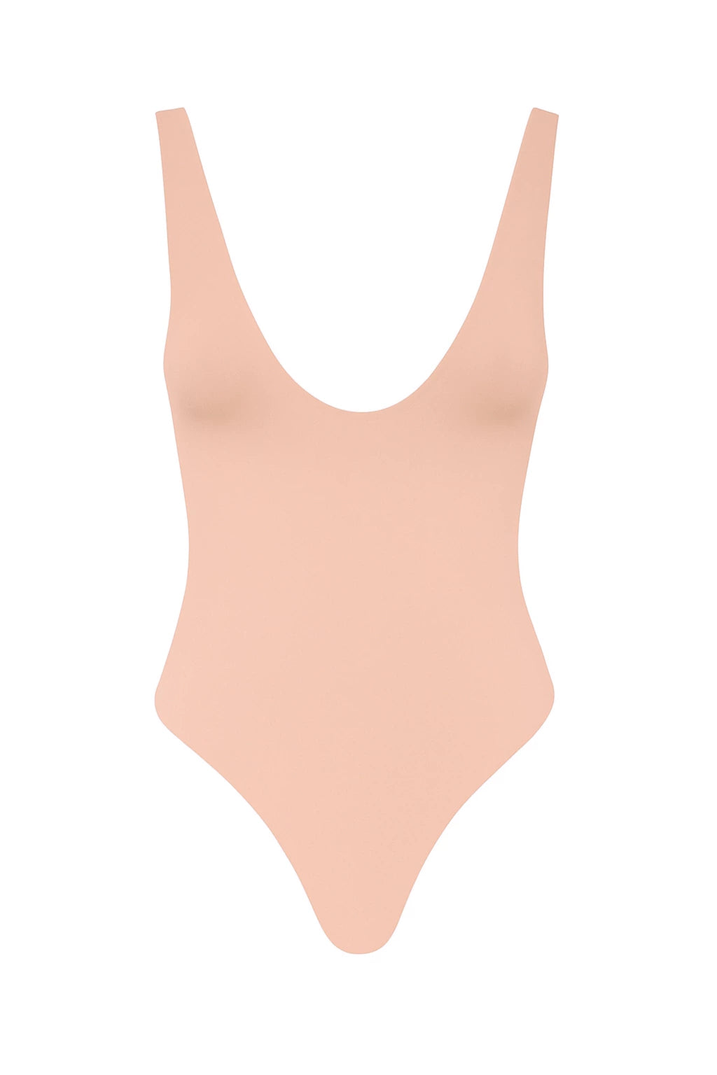 Body duplo decotado - Nude Rosado