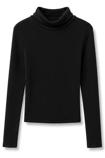 Blusa gola alta - Preto