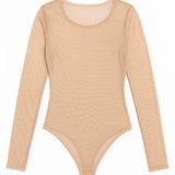 Body de Tule - Nude Rosado
