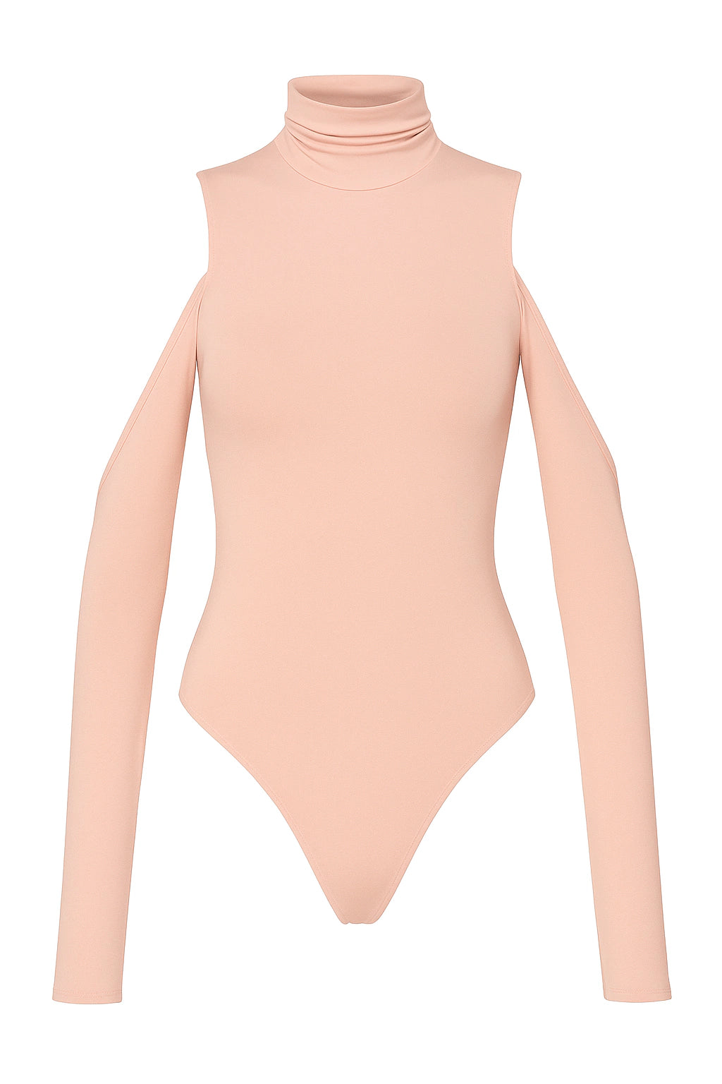 Body com recorte e gola alta - Nude Rosado