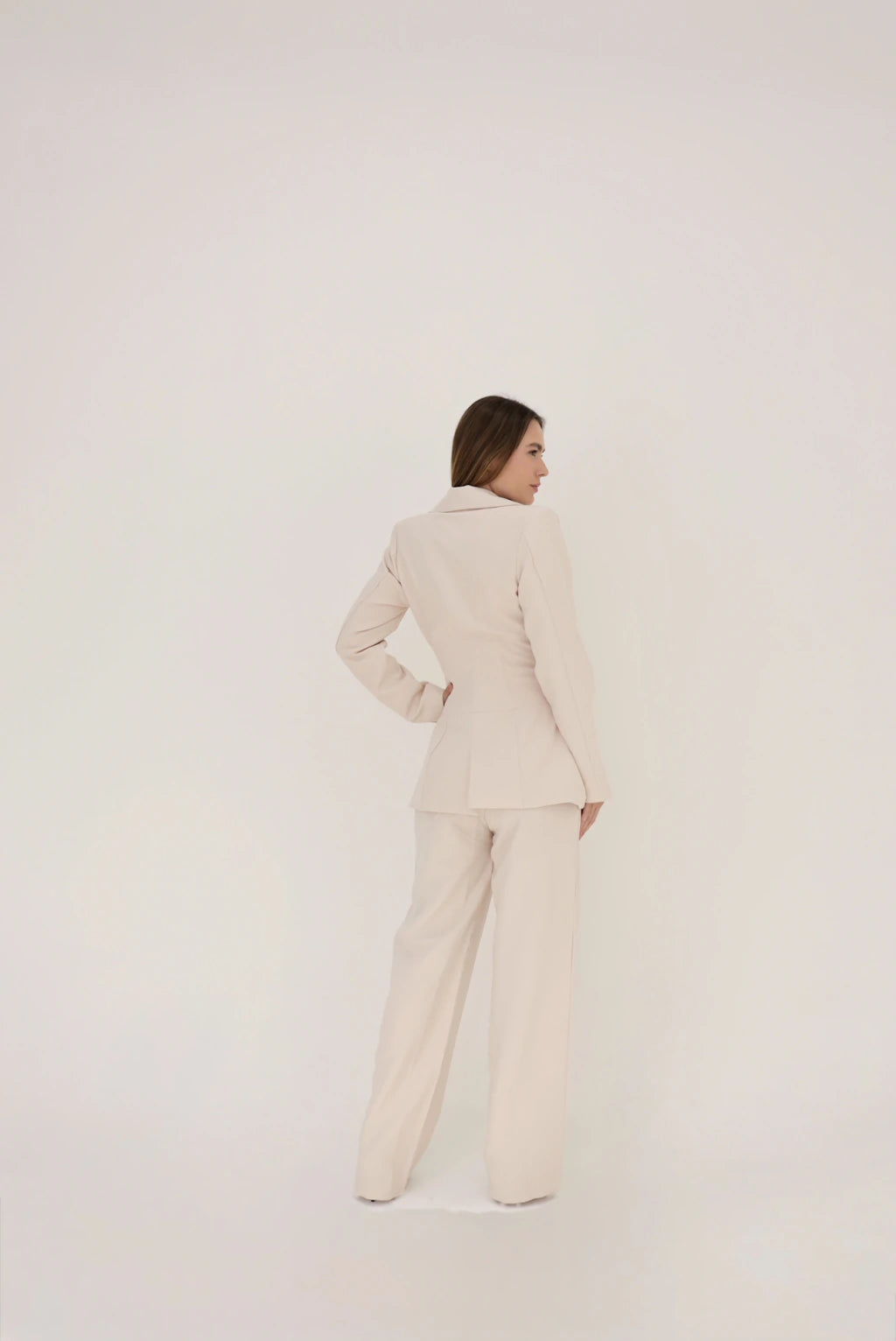 Blazer Acinturado - Nude Rosado