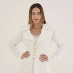 Blazer Acinturado - Off White
