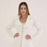 Blazer Acinturado - Off White