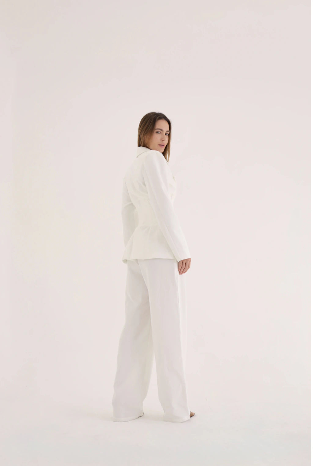 Blazer Acinturado - Off White