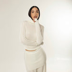 Blusa gola alta - Off White