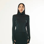 Blusa gola alta - Verde
