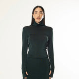 Blusa gola alta - Verde