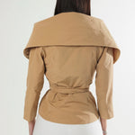 Camisa ombro a ombro - Bege