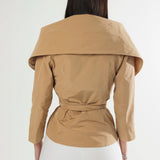 Camisa ombro a ombro - Bege