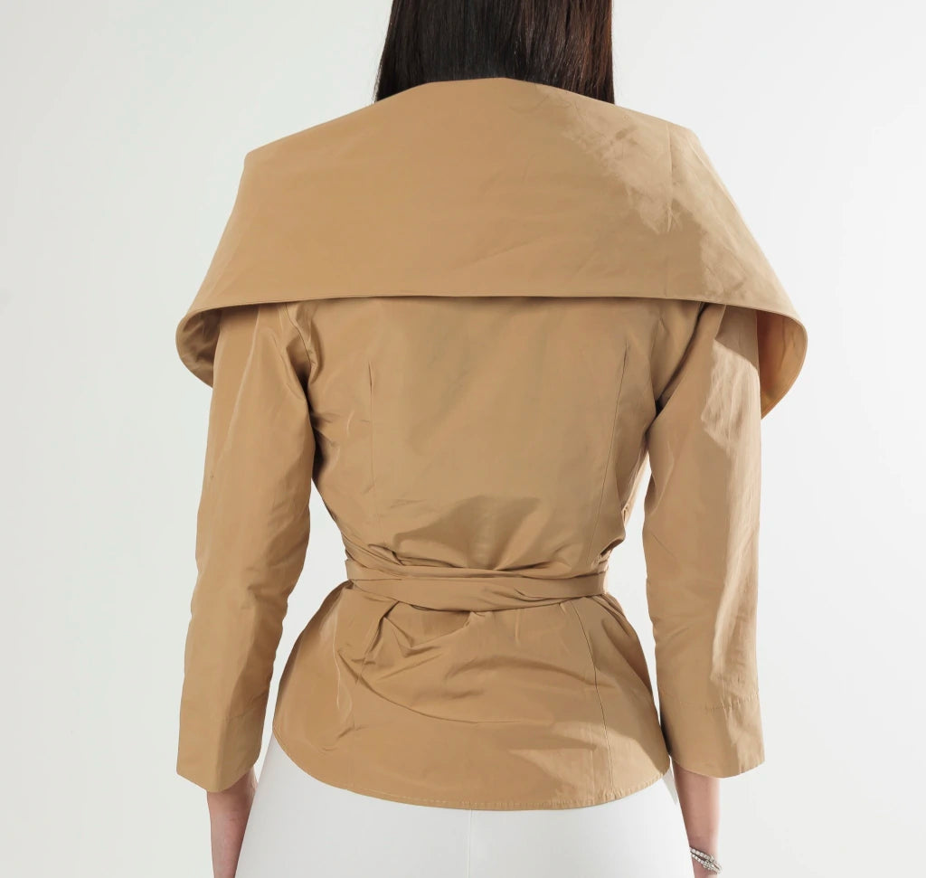 Camisa ombro a ombro - Bege