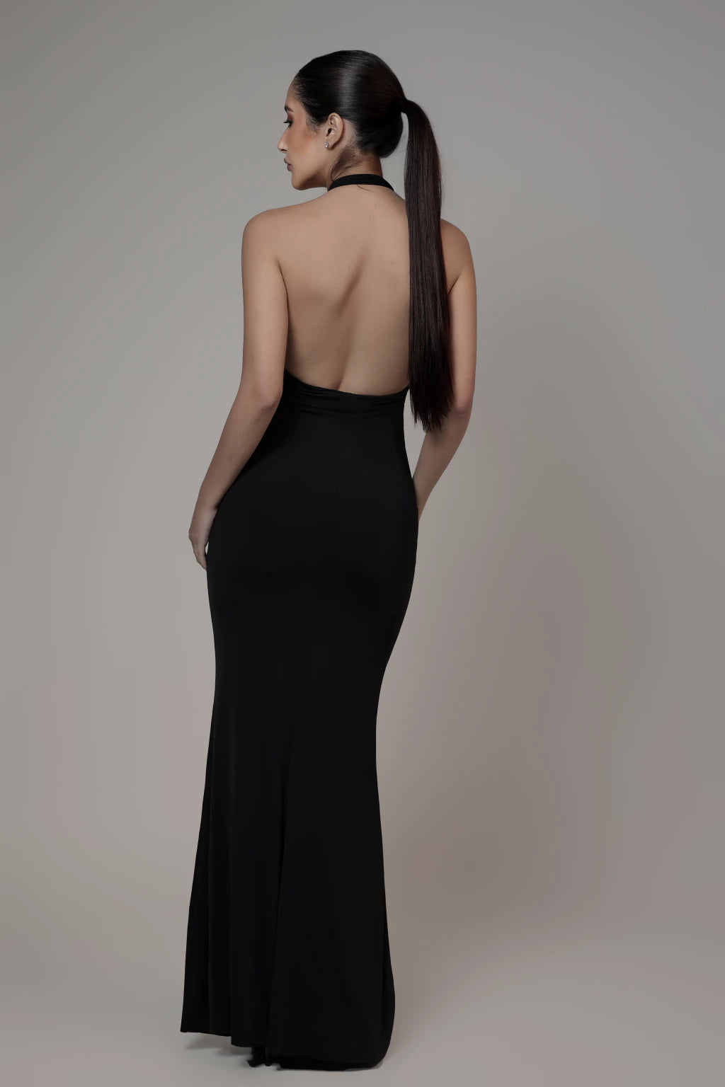 Vestido frente única - Preto