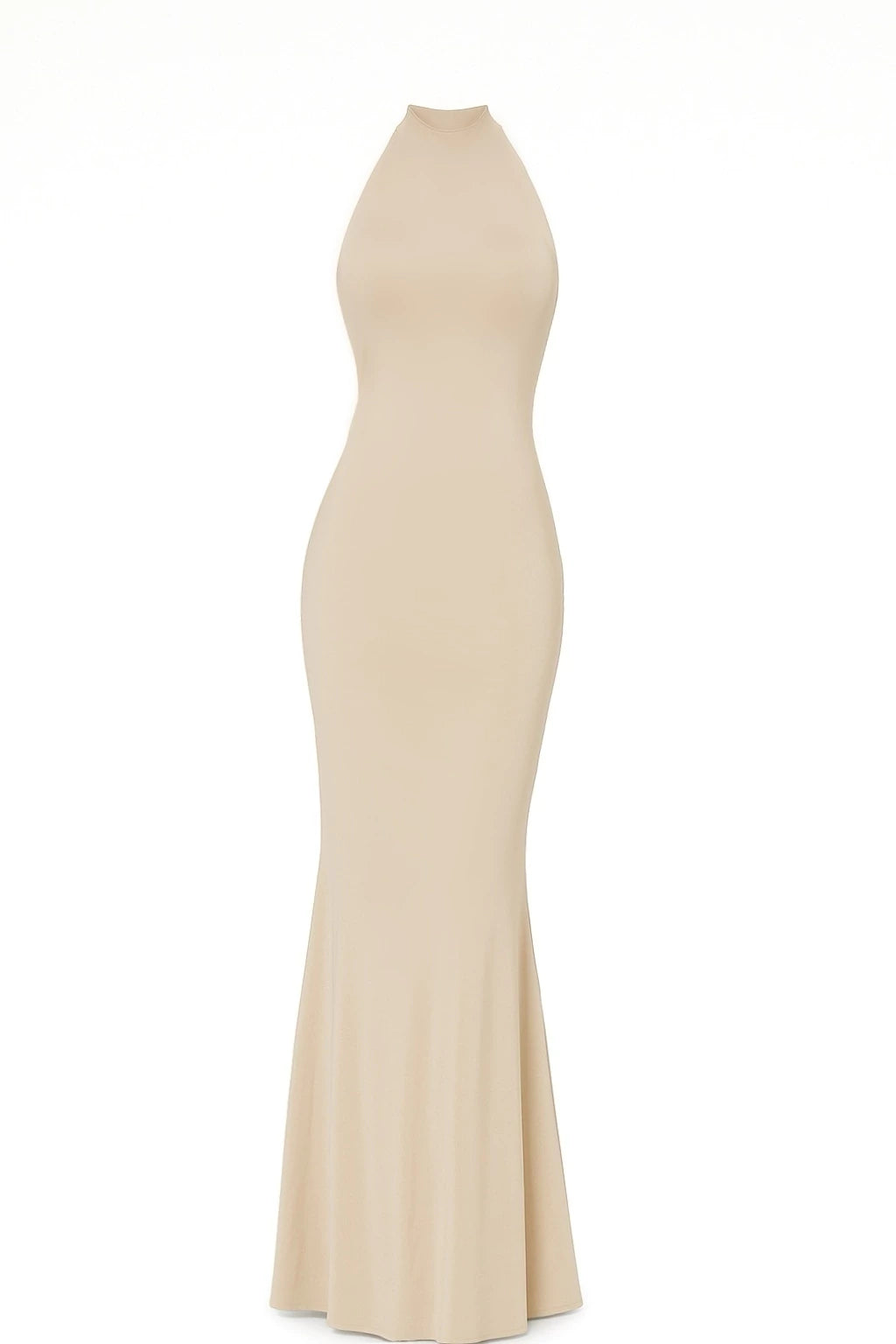 Vestido frente única - Nude Claro