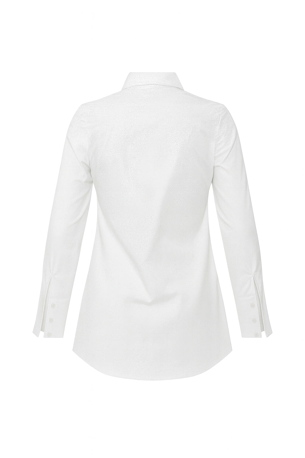 Camisa Tricoline Alongada - Branca