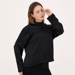 Blusa de costas abertas - Preta