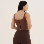 Corset estruturado - Marrom