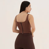Corset estruturado - Marrom