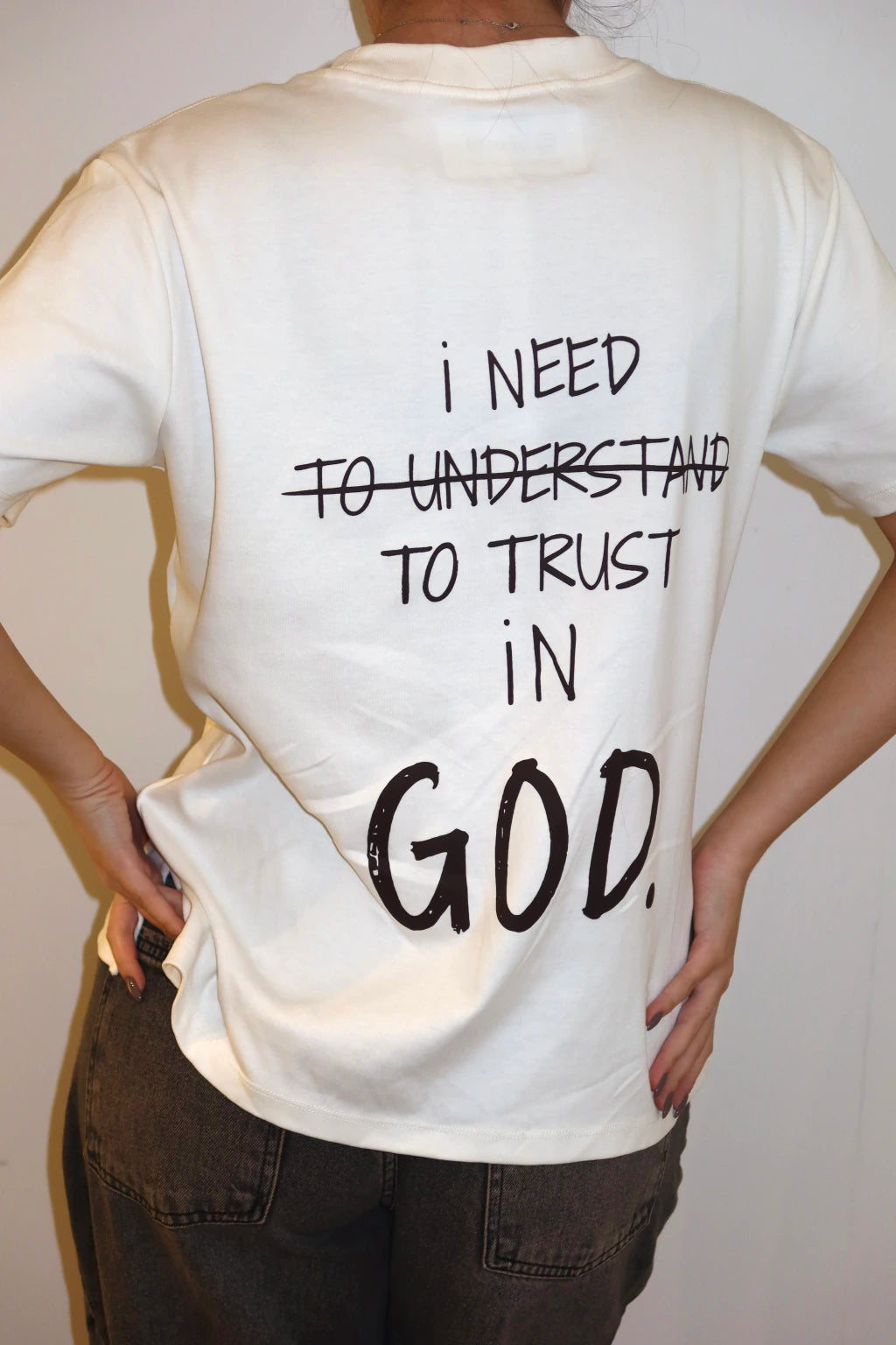 Camiseta God - Off White