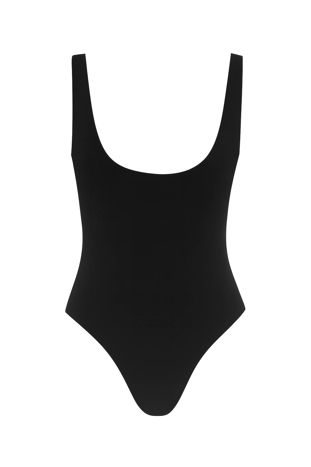 Body duplo decotado - Preto