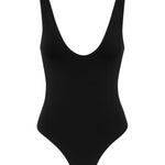 Body duplo decotado - Preto