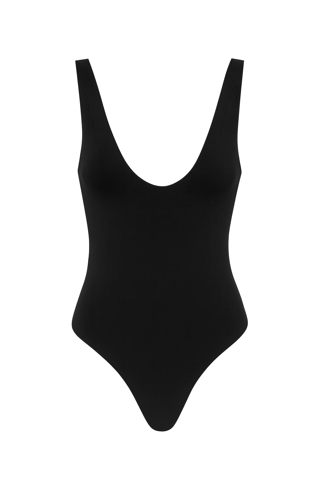 Body duplo decotado - Preto